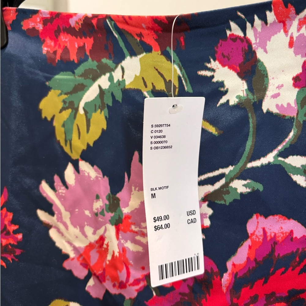 Urban Outfitters Floral Skirt - Blue and Pink